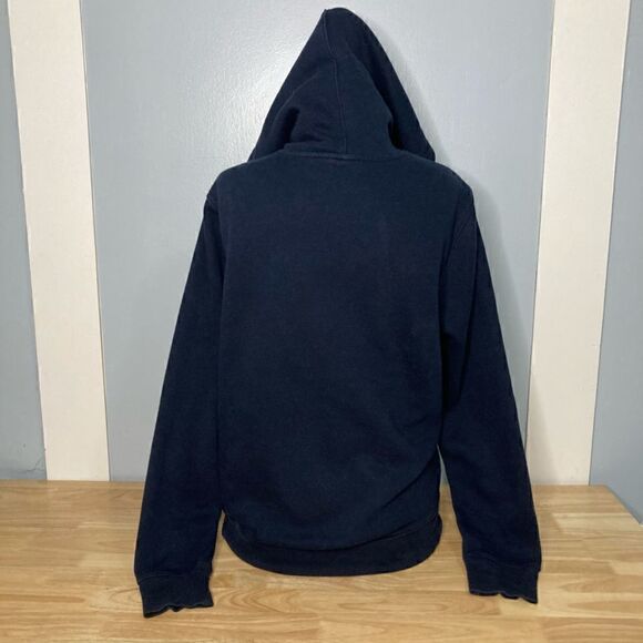 Oakley, Navy blue & White Graphic Drawstring Hoodie Small Unisex Outerwear Small - Picture 3 of 9